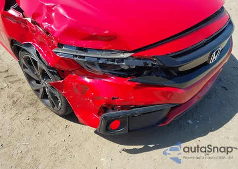 2021 Honda Civic Sport из США, поврежденный, VIN 2HGFC2F88MH536725